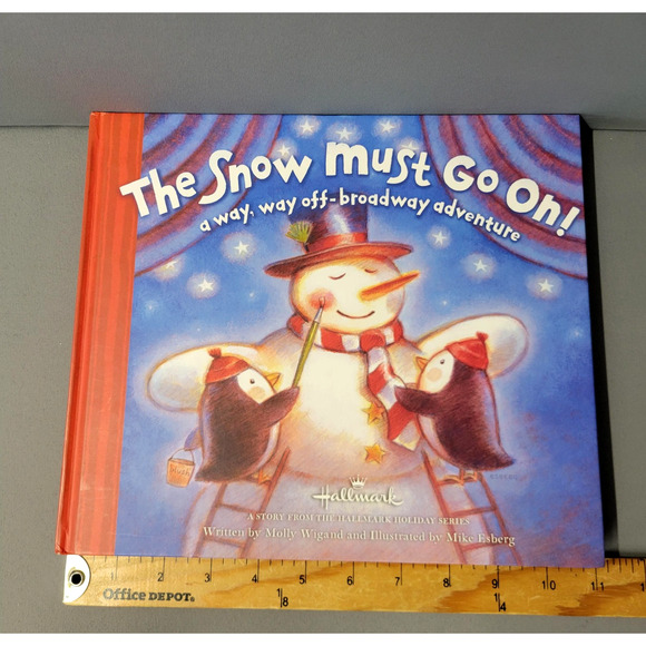 Hallmark Holiday Books Lot Rex Snows Way Grandma's Snow Must Go On Snow Place - Picture 16 of 16